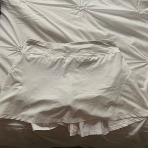 White Lululemon tennis skirt